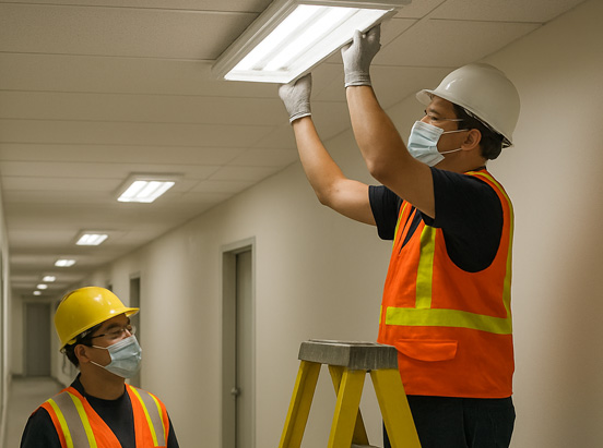 neill courtledinterior lighting upgrade